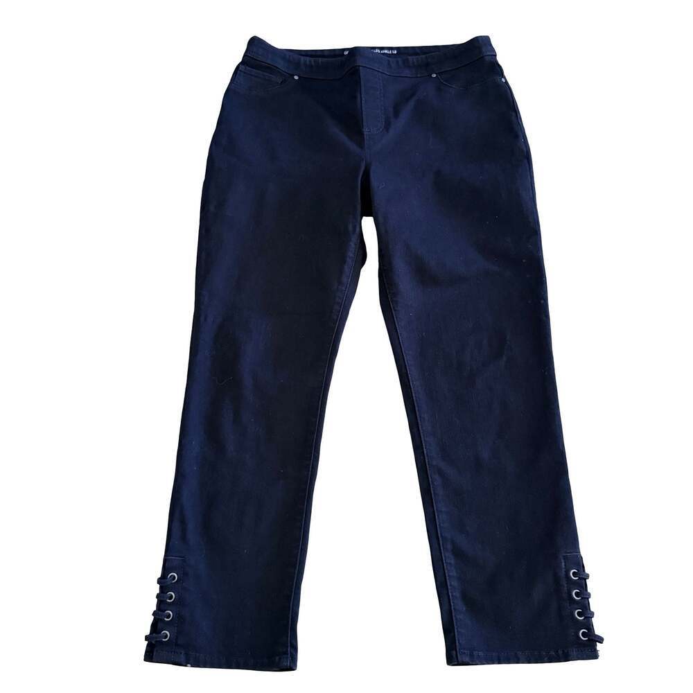 Chico's Girlfriend Slim Leg Ankle Pants with side Detailing size 1.5 / US 10
